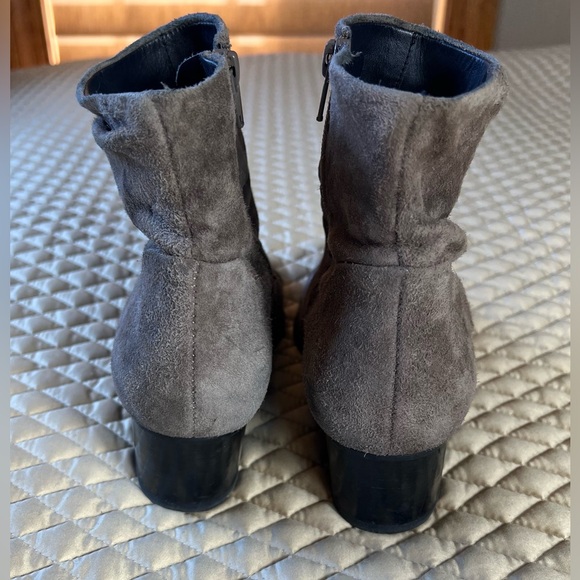 Paul Green Brianna Mineral Taupe Suede Waterproof Bootie, Size 7.5 - Picture 6 of 10